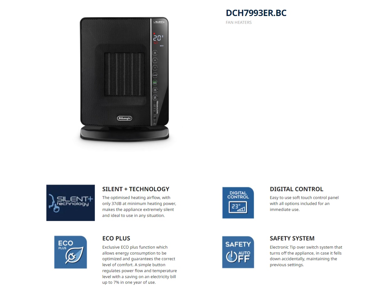 DELONGHI DCH7993ER.BC FORTRESS