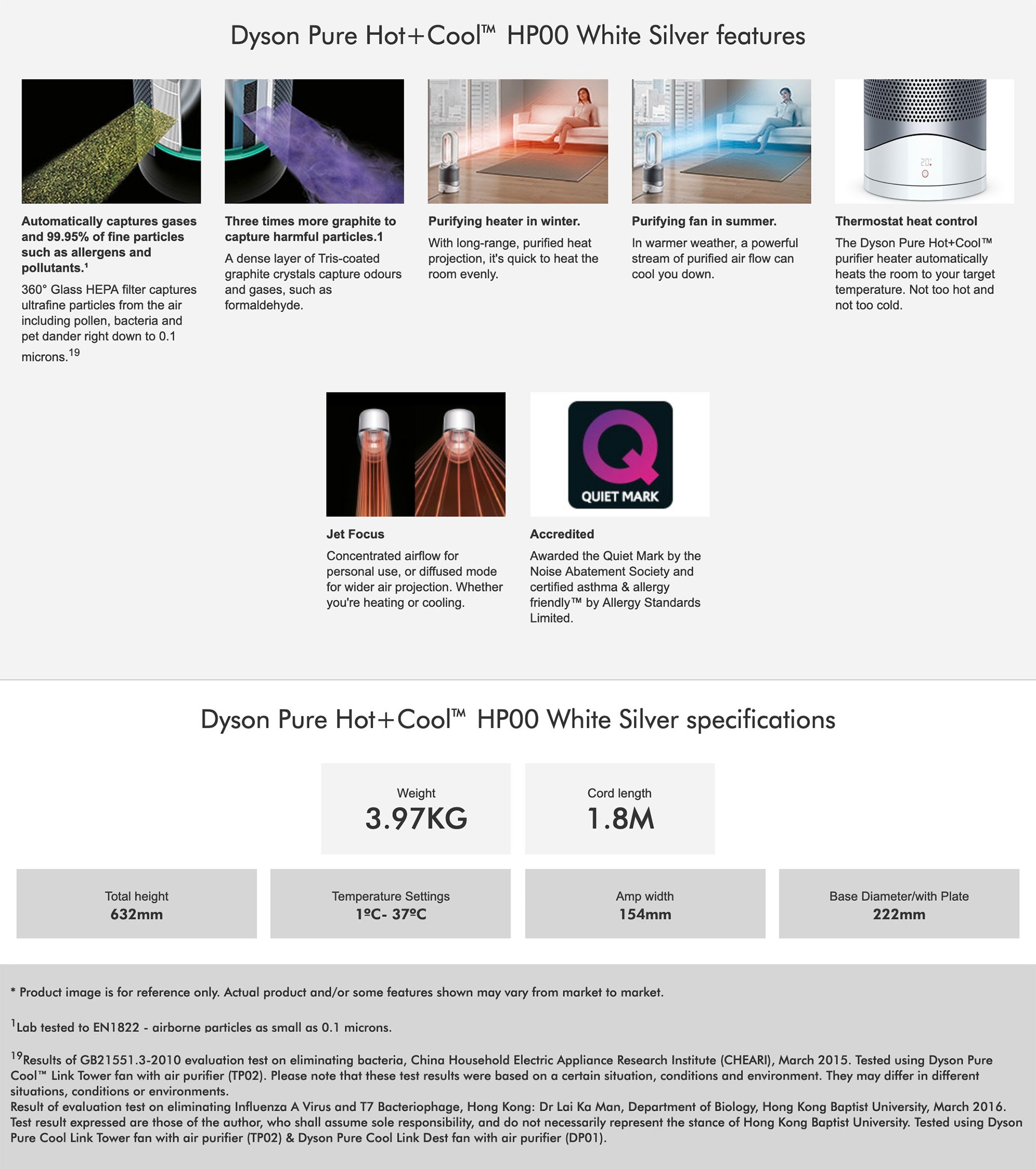 DYSON HP00 Pure Hot+Cool Purifier | FORTRESS