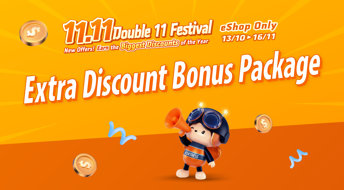 Double 11 Extra Discount Bonus Package