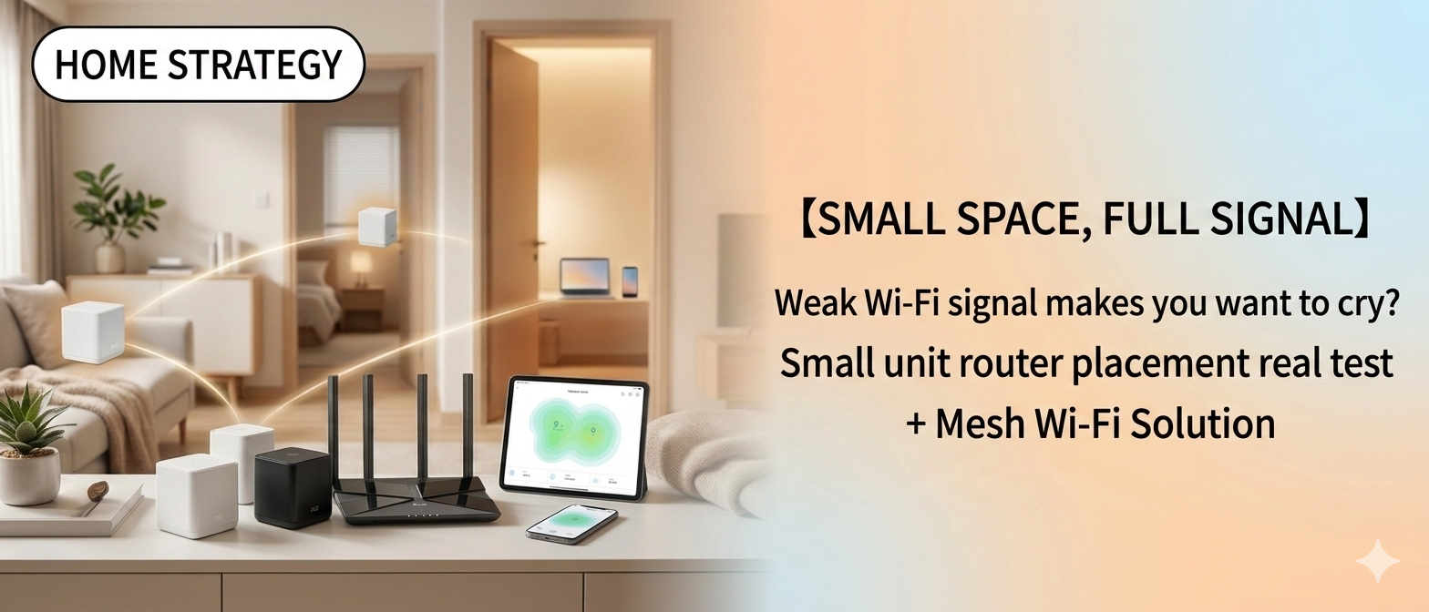 WiFi Signal Weak Enough to Cry? Small Flat Router Position Test + Mesh WiFi Solutions
